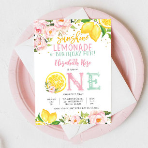 Invitation Carton d'invitation pour un premier anniversaire a