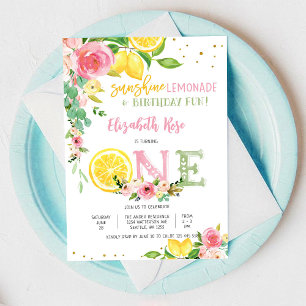 Invitation Carton d'invitation pour un premier anniversaire a