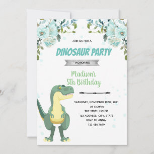 Invitation Carton d'invitation pour une baby shower avec un d