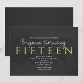 Invitation Carton d'invitation pour une fête d'anniversaire 1 (Devant / Derrière)