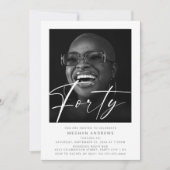 Invitation Carton d'invitation pour une fête d'anniversaire a (Devant)