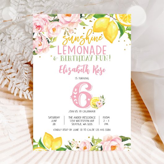 Invitation Carton d'invitation pour une fête d'anniversaire a