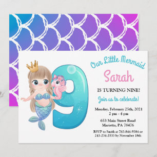 Invitation Carton d'invitation pour une fête d'anniversaire d