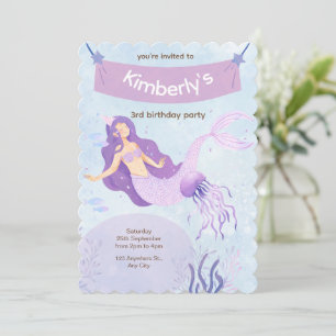 Invitation Carton d'invitation pour une fête d'anniversaire d