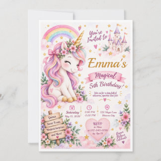 Invitation Carton d'invitation pour une fête d'anniversaire d