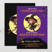 Invitation Carton d'invitation pour une fête d'anniversaire e (Devant / Derrière)