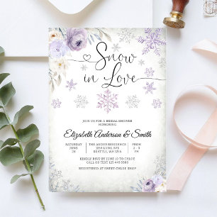 Invitation Carton d'invitation pour une fête de mariage hiver