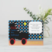 Invitation Carton d'invitation pour une fête de patin à roule (Debout devant)