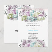 Invitation Carton d'invitation pour une fête prénuptiale aux (Devant / Derrière)