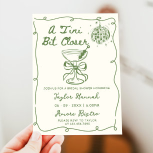 Invitation Carton d'invitation pour une fête prénuptiale Un p