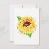 Invitation Carton d'invitation pour une réception de mariage (Dos)