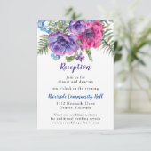 Invitation Carton d'invitation pour une réception de mariage (Debout devant)