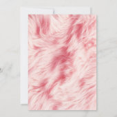 Invitation Carton d'invitation Six Seven Fluffy Fur pour anni (Dos)