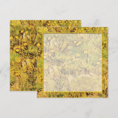 Invitation carton d'invitation vierge pour fêtes d'automne (Devant / Derrière)