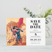 Invitation Carton d'invitation Wonder Woman & Superman pour l (Debout devant)