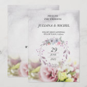 Invitation Cartons d'invitation (Devant / Derrière)