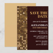 Invitation Cartons d'invitation 31e anniversaire Save the dat (Devant / Derrière)