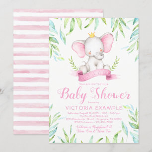 Invitation Cartons d'invitation à la baby shower de la prince