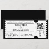 Invitation Cartons d'invitation à la fête Black And Wait (Devant / Derrière)