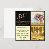 Invitation Cartons d'invitation à la fête d'anniversaire de m (Devant / Derrière)