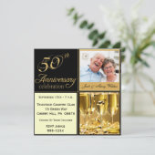 Invitation Cartons d'invitation à la fête d'anniversaire de m (Debout devant)