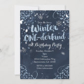 Invitation Cartons d'invitation à la fête d'anniversaire de W (Devant)