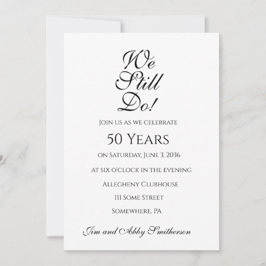 Invitation Cartons d'invitation à la fête d'anniversaire We S (Devant)