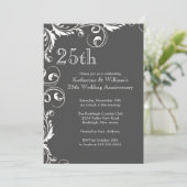Invitation Cartons d'invitation à la fête des 25 ans de maria (Debout devant)