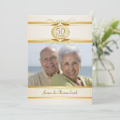 Invitation Cartons d'invitation à la fête du 50e anniversaire (Debout devant)