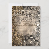 Invitation Cartons d'invitation à sequins pour fête d'anniver (Devant)