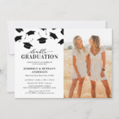 Invitation Cartons d'invitation à une fête de double remise d (Devant)