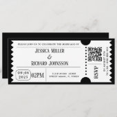 Invitation Cartons d'invitation à une soirée Black And Wait (Devant / Derrière)