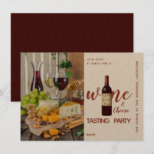 Invitation Cartons d'invitation à une soirée de dégustation d