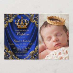 Invitation Cartons d'invitation au baptême du prince royal