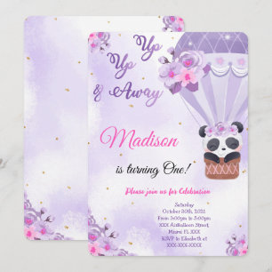 Invitation Cartons d'invitation Ballon d'air