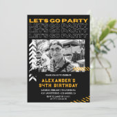 Invitation Cartons d'invitation d'anniversaire 94 ans pour ho (Debout devant)