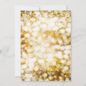 Invitation Cartons d'invitation de fête aux lumières scintill (Dos)