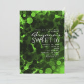 Invitation Cartons d'invitation de fête chic moderne à points (Debout devant)