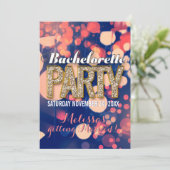Invitation Cartons d'invitation de fête de bachelor pour des (Debout devant)