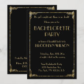 Invitation Cartons d'invitation de fête de Bachelorette en fe (Devant / Derrière)