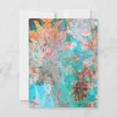 Invitation Cartons D'invitation De Fête De Mariage (Dos)