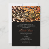 Invitation Cartons d'invitation de fête exotique au guépard o (Devant)