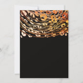 Invitation Cartons d'invitation de fête exotique au guépard o (Dos)