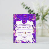 Invitation Cartons d'invitation de fête modifiables Plume de  (Debout devant)