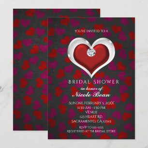 Invitation Cartons d'invitation de fête scintillants en forme