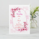 Invitation Cartons d'invitation de mariage (Debout devant)
