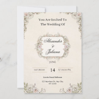 Invitation Cartons d'invitation de mariage
