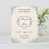 Invitation Cartons d'invitation de mariage (Debout devant)