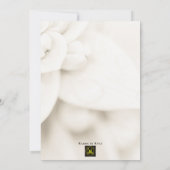 Invitation Cartons d'invitation de mariage (Dos)