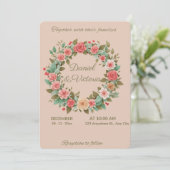 Invitation Cartons d'invitation de mariage (Debout devant)
